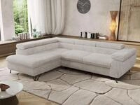 MKS M&Ouml;BEL Ecksofa PABLO L, Set, HR35-Schaum, Metallbeinen, Wellenfedern,...