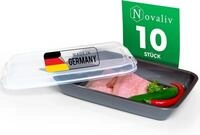 Novaliv Aufbewahrungsbox 30651-10x (10 St), Novaliv 10er-Set Anthrazit Premium