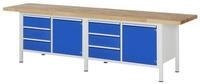RAU Werkbank Rau Werkbank h&ouml;henverstellbar 8468A2, B3000xT700xH840-1040mm, 6x...