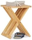 relaxdays Kinderhocker Klapphocker Bambus