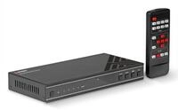 Lindy Video/Audio-Schalter - 4x1, 4K60, multiview, seamless Netzwerk-Switch