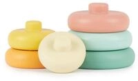 BIECO Stapelspielzeug Bieco Silikon Baby Stapelturm Tropical Vibes