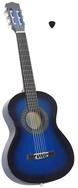 vidaXL Westerngitarre Klassikgitarre f&uuml;r Anf&auml;nger und Kinder Blau 1/2 34"