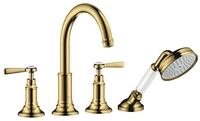 hansgrohe Wannenarmatur Axor Montreux 4-Loch Fliesenrandarmatur mit Hebelgriff