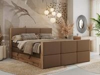 MKS M&Ouml;BEL Boxspringbett ALBERO 2 KING DUO (Packung, Set, Bettk&auml;sten, Topper