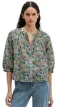 Marc O'Polo Schlupfbluse relaxed aus bedrucktem Baumwoll-Voile, Alloverprint rosa S
