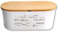 KESPER&reg; Brotkasten Brotbox, FSC, Bambus, Kunststoff, (1-tlg), Deckel als