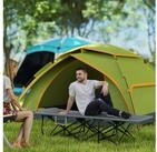 Outsunny Feldbett Campingliege mit Kopfkissen Seitentasche Klappbett f&uuml;r...