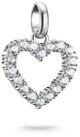 THOMAS SABO Charm Herz Charm Herz - Connect, mit Rubin (synth), Zirkonia (synth)