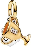 Pandora Charm-Einh&auml;nger 764715C01, Zirkonia, Vergoldet, Fu&szlig;ball, Erfolg