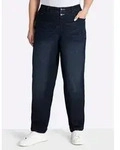 Sheego Bequeme Jeans Jeans normal blau 40