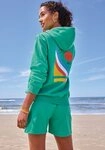 Bench. Loungewear Kapuzenpullover mit gro&szlig;em Print auf dem R&uuml;cken, Home- und