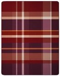 Wohndecke 'Ruby Check' 150 x 200 cm Lila - Rot, Biederlack rot
