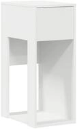 vidaXL Schreibtisch Computerschrank mit Schublade Wei&szlig; 30x44x74 cm