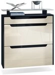 Vladon Schuhschrank Annie (Schuhkipper f&uuml;r 16 Paar Schuhe, mit 2 Klappen, 1
