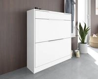 borchardt M&ouml;bel Schuhschrank Oliva Stehende Montage, Wandmontage & Glasb&ouml;den...
