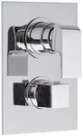 Sapho Brausethermostat DIMY Thermostat-Dusch-Armatur, 3 Wege, Chrom Sapho-DM393