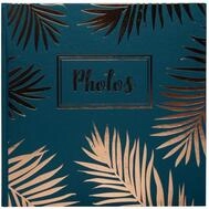 EXACOMPTA Fotoalbum 2x Fotoalbum 30 Seiten schwarz 25x25cm - Palma blau - Blau -