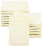 ZOLLNER Waschlappen, (20-St), 16 x 22 cm, 70% Baumwolle, 30% Polyester, vom