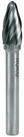 Ruko Fr&auml;ser-Set RUKO Fr&auml;sstift Form F RBF D 6mm Kopfl&auml;nge 18mm...