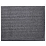 vidaXL Fu&szlig;matte T&uuml;rmatte Grau 90 x 60 cm PVC, Rechteckig