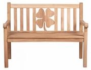 deVries Sitzbank deVries WOODIE Gartenbank aus Teakholz mit eingearbeiteten...