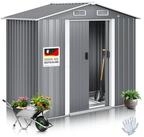KESSER Gartenhaus, BxT: 131x131 cm, XL Metall Ger&auml;tehaus 4,2m&sup3; mit Fundament