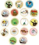 Pippi Langstrumpf Lernspielzeug Memory Unisex Kinder, Gesellschaftsspiel,