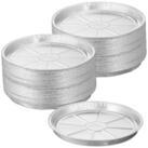 relaxdays Backform Runde Aluschalen im 100er Set, (100-tlg)