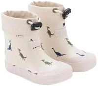 bundgaard Bundgaard Cover Gummistiefel Barfu&szlig; Ivory Dino Print Gummistiefel 20...