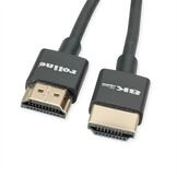 ROLINE 8K HDMI Ultra HD Kabel mit Ethernet Audio- & Video-Kabel, HDMI Typ A...