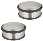 relaxdays Bodent&uuml;rstopper Edelstahl T&uuml;rstopper im 2er Set