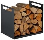relaxdays Kaminholzregal Modernes Kaminholzregal aus Metall, BxTxH:40x30x35 cm,