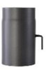 Kamino Flam Ofenrohr mit Drosselklappe Gussgrau 2mm150x250mm