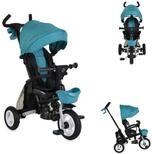Byox Dreirad Dreirad Flexy Lux 3 in 1, Tricycle klappbar, Gummireifen,...