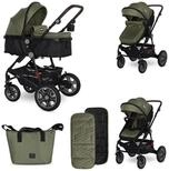 Lorelli Kombi-Kinderwagen Kinderwagen Lora, faltbar Gummir&auml;der Tragetasche...