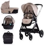 Chipolino Kombi-Kinderwagen Kinderwagen Elite 3 in 1, i-Size Babyschale...