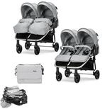 Lorelli Zwillings-Kombikinderwagen Geschwisterkinderwagen Duo, klappbar...