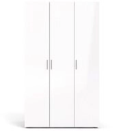 Tvilum Kleiderschrank Petra Kleiderschrank mit 3 T&uuml;ren, eiche dekor,wei (1-St)