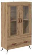 vidaXL Highboard Highboard Artisan-Eiche 69,5 x 31 x 115 cm (1 St)