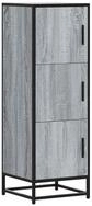 vidaXL Highboard Highboard Grau Sonoma 35,5x35x106,5 cm Holzwerkstoff und...