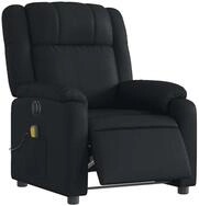 vidaXL Sessel Massagesessel Elektrisch Schwarz Kunstleder (1-St)