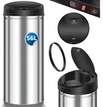 KESSER M&uuml;lleimer, Automatik Sensor M&uuml;lleimer Abfalleimer Abfall EDELSTAHL