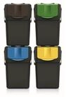 Keden M&uuml;lltrennsystem ISWB25S4-S411*, M&uuml;lltrennungsbeh&auml;lter Recycling 4x25L...