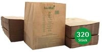 bioMat M&uuml;llbeutel bioMat 7l Papiert&uuml;ten f&uuml;r Biom&uuml;ll, Kraftpapier, Nassfest,...