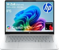 HP OmniBook 3 14-hz0351ngx Notebook (35,6 cm/14 Zoll, Snapdragon X X1-26-100,...