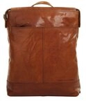 Spikes & Sparrow Laptoptasche, echt Leder braun