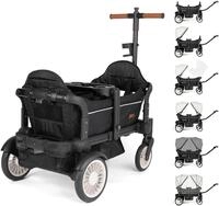 BabyGo Bollerwagen Cozy Rider (Set, 7-tlg., inkl. 2x Sonnenschutz, Tisch,...