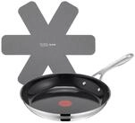 Tefal Bratpfanne Jamie Oliver Smart Cook, Edelstahl (Set, 2-tlg),