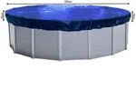 Quick Star Pool-Abdeckplane Rund 200g/m2, Sommer & Winter Poolabdeckung,...